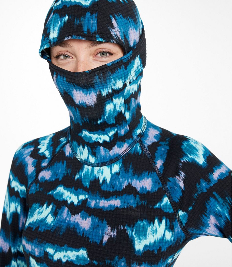 L.L.Bean New | Women's Heavyweight Base Layer Hoodie Printed