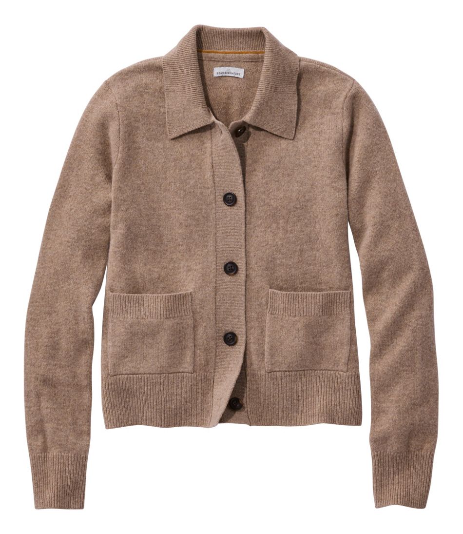 L.L.Bean Outlet | Women's Signature Camp Merino Wool Sweater, Cardigan