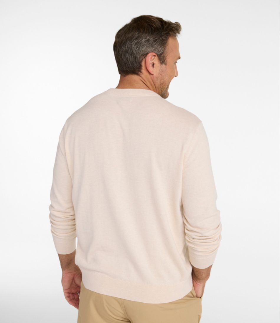 L.L.Bean For Sale | Men's All Seasons Cotton Blend Sweater, Crewneck