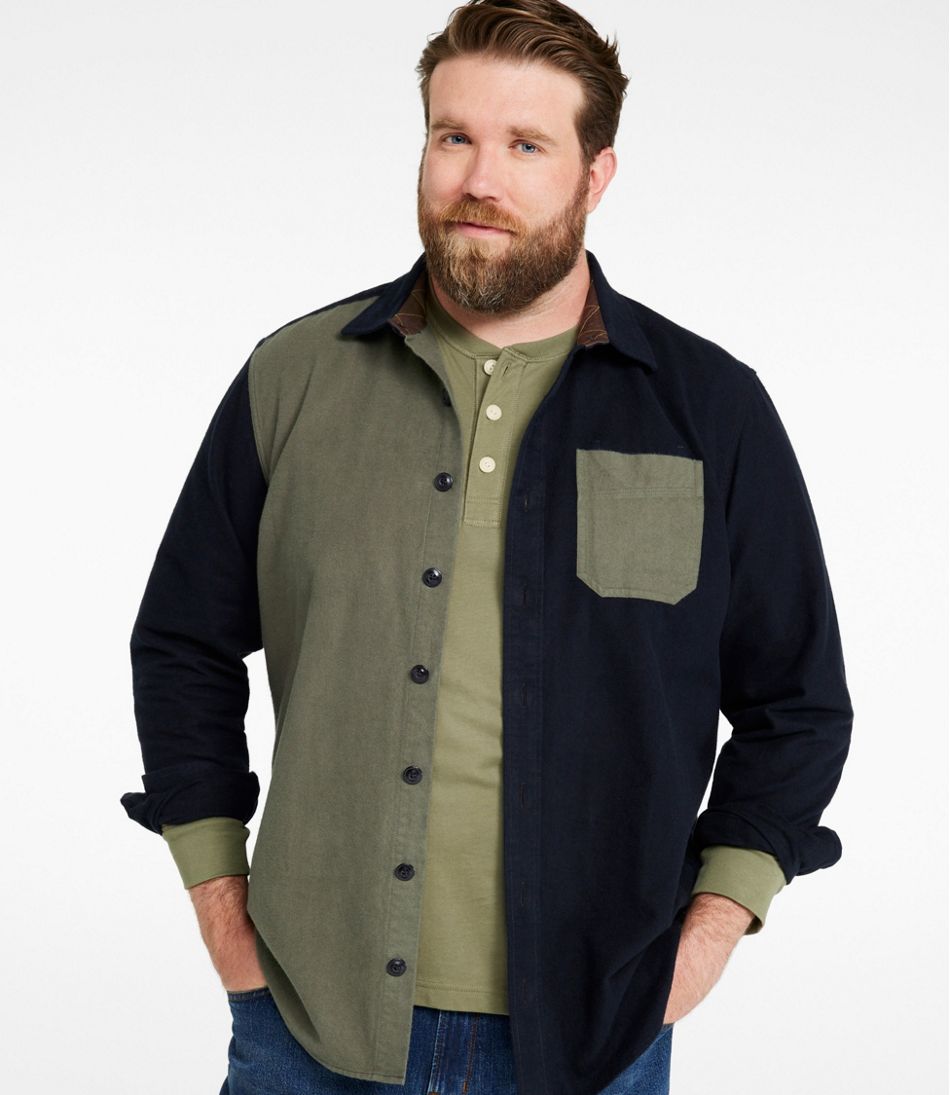 L.L.Bean Online | Men's Signature 1933 Chamois Cloth Shirt, Slim Fit, Mixed Media