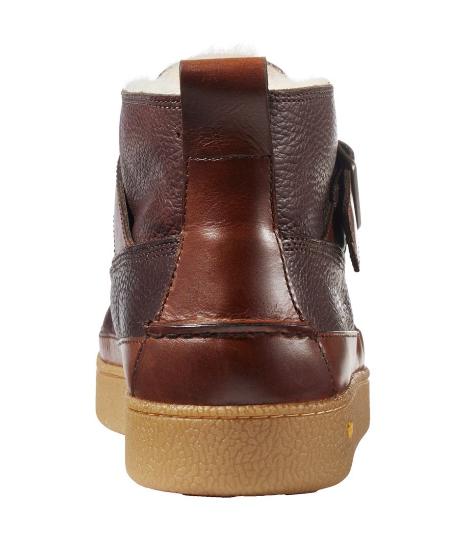 L.L.Bean Sale | Men's Lodge Moc Vibram® Buckle Boots, Shearling