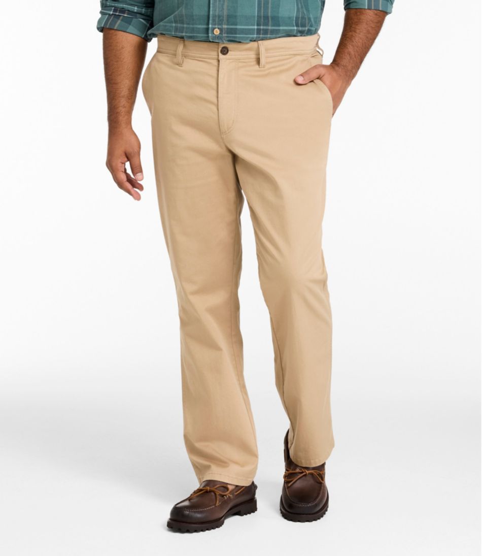 L.L.Bean US | Men's Sunwashed Khaki Pants, Standard Fit, Straight Leg