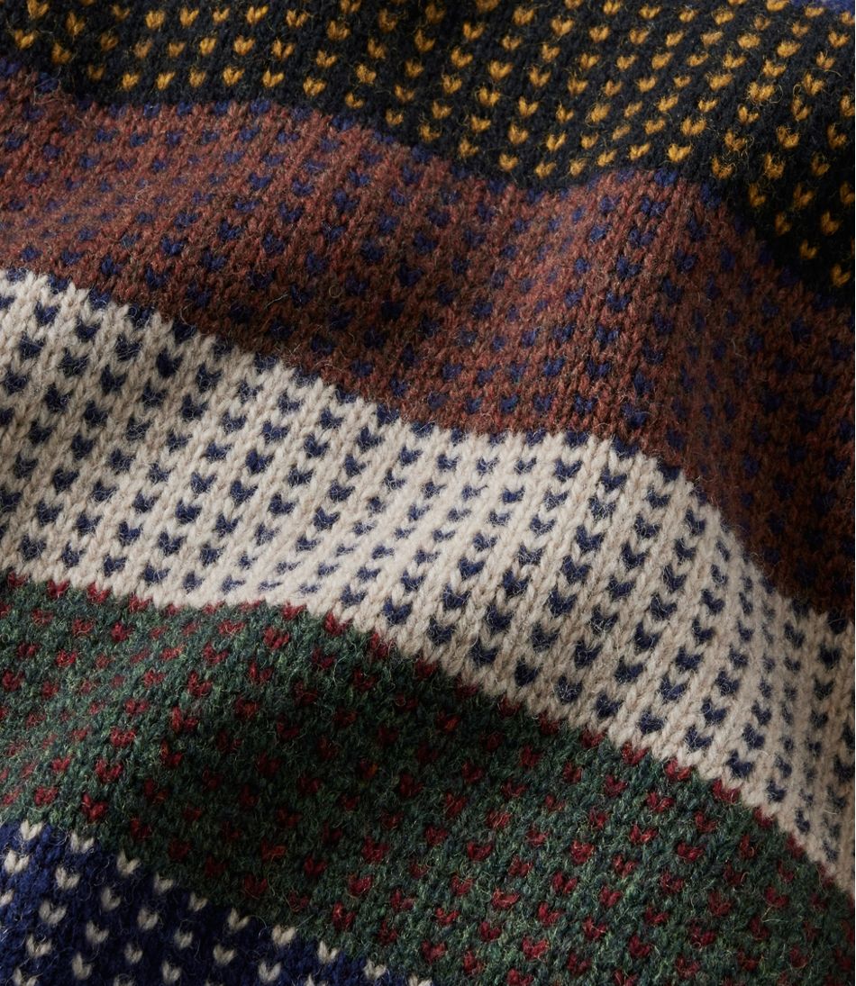 L.L.Bean Discount | Men's Signature 1980 Matinicus Rock Sweater, Crewneck, Stripe