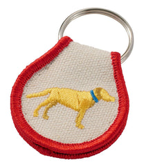 L.L.Bean Discount | Embroidered Patch Charm, Yellow Lab