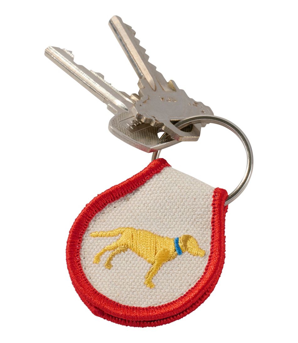 L.L.Bean Discount | Embroidered Patch Charm, Yellow Lab