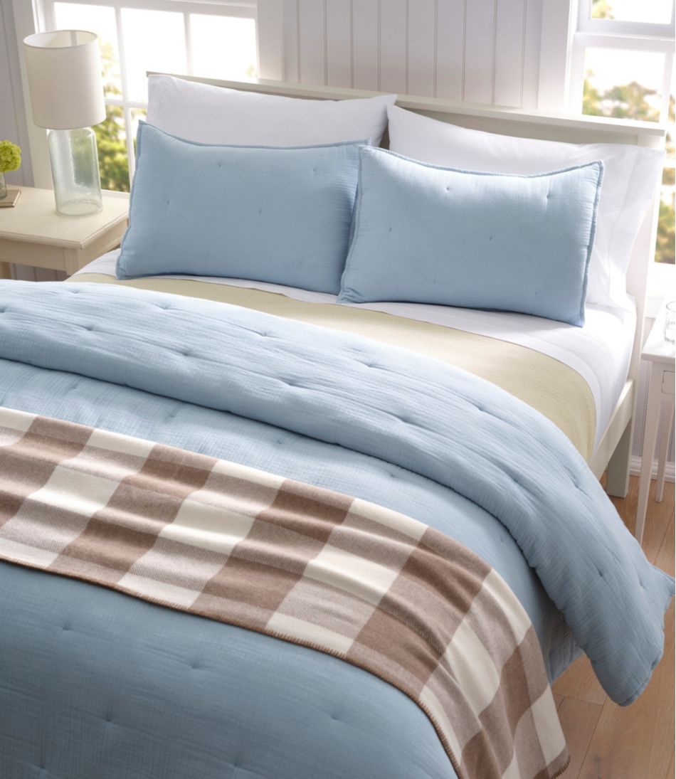L.L.Bean New | Cloud Gauze Comforter Collection