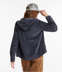 L.L.Bean Online | Women's Comfort Corduroy Relaxed Shirt, Zip Hoodie