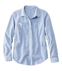 L.L.Bean Sale | Women's Vacationland Seersucker Shirt, Long-Sleeve
