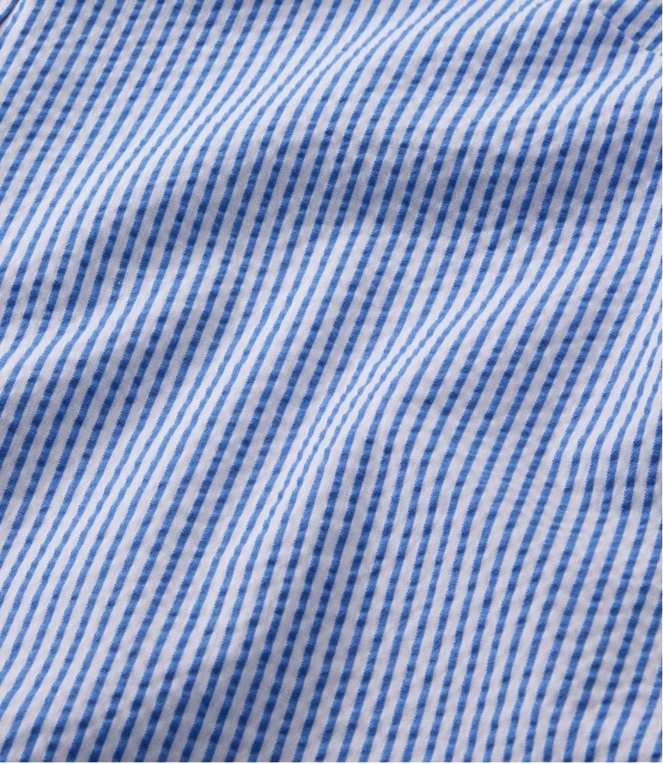 L.L.Bean Sale | Women's Vacationland Seersucker Shirt, Long-Sleeve