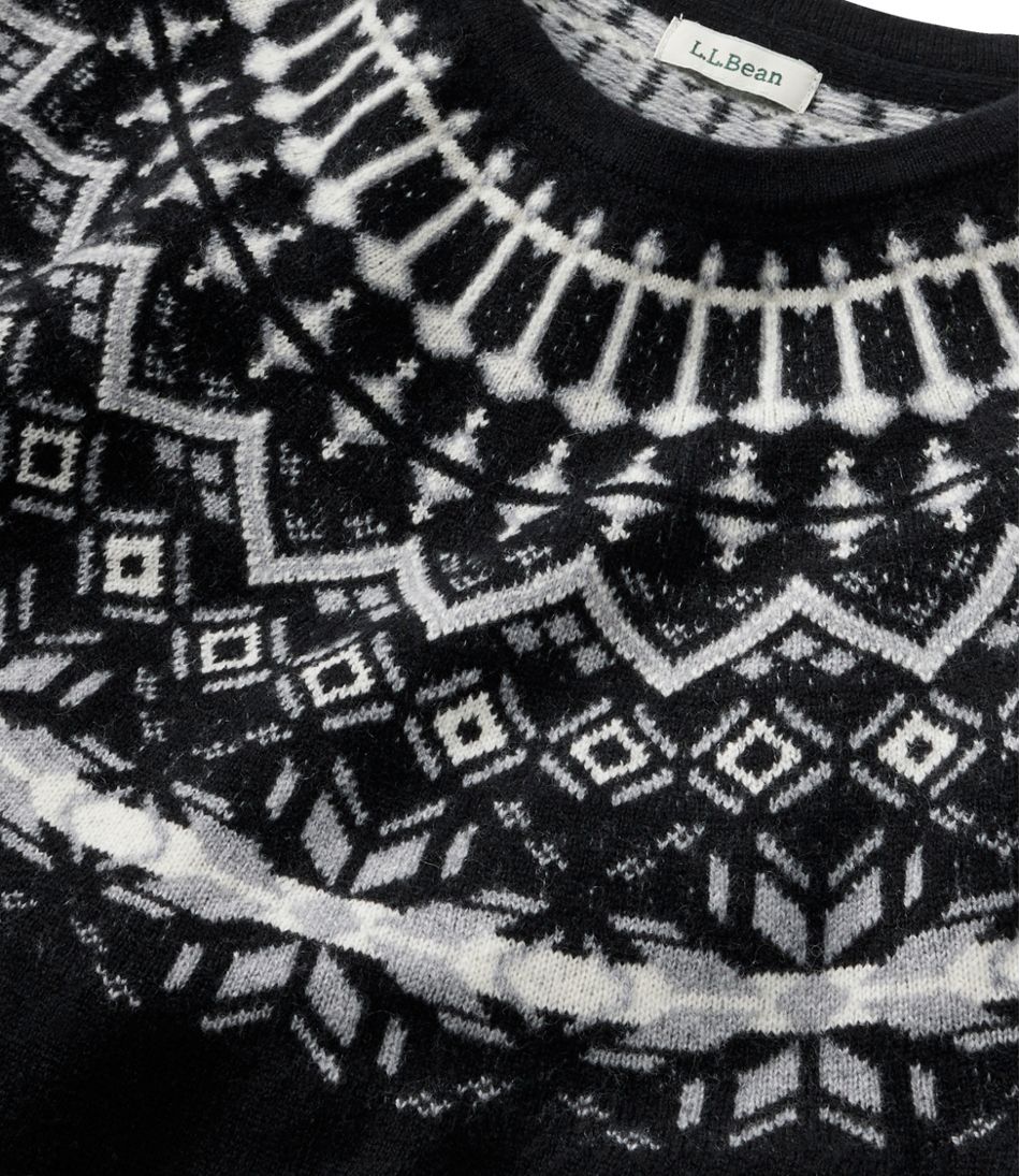 L.L.Bean For Sale | Women's Classic Cashmere Sweater, Crewneck Fair Isle