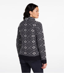 L.L.Bean Discount | Women's Signature Kingfield Merino Wool Sweater, Fair Isle
