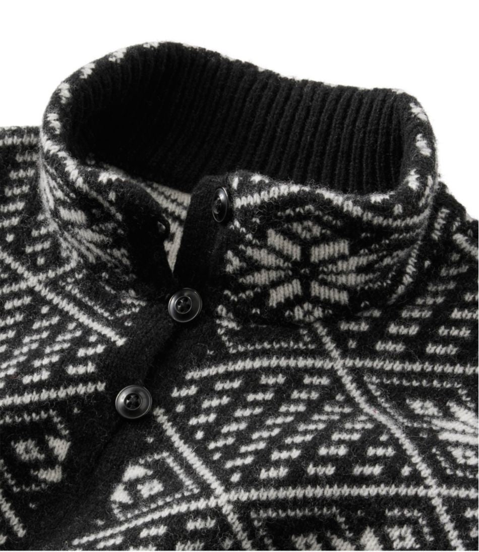 L.L.Bean Discount | Women's Signature Kingfield Merino Wool Sweater, Fair Isle