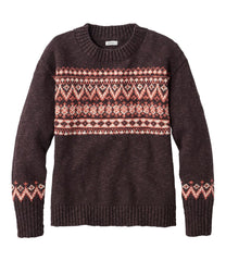 L.L.Bean On Sale | Women's Cotton Ragg Sweater, Crewneck Fair Isle