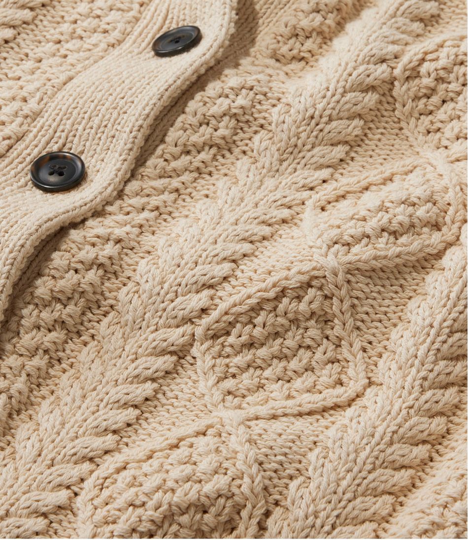 L.L.Bean For Sale | Women's Signature Cotton Fisherman Sweater, Short Cardigan