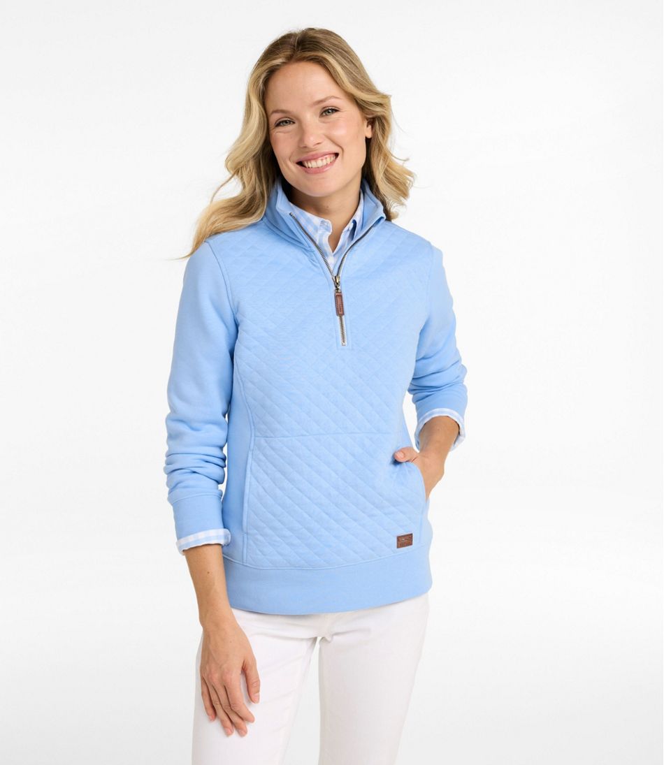 L.L.Bean Online | Women's Quilted Quarter-Zip Pullover