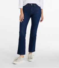 L.L.Bean For Sale | Women's Everyday Stretch Jeans, High-Rise Mini Bootcut Ankle