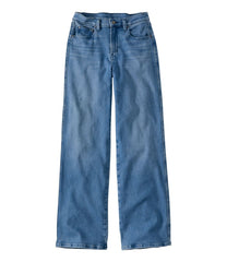 L.L.Bean Online | Women's Everyday Stretch Jeans, High-Rise Relaxed Wide-Leg