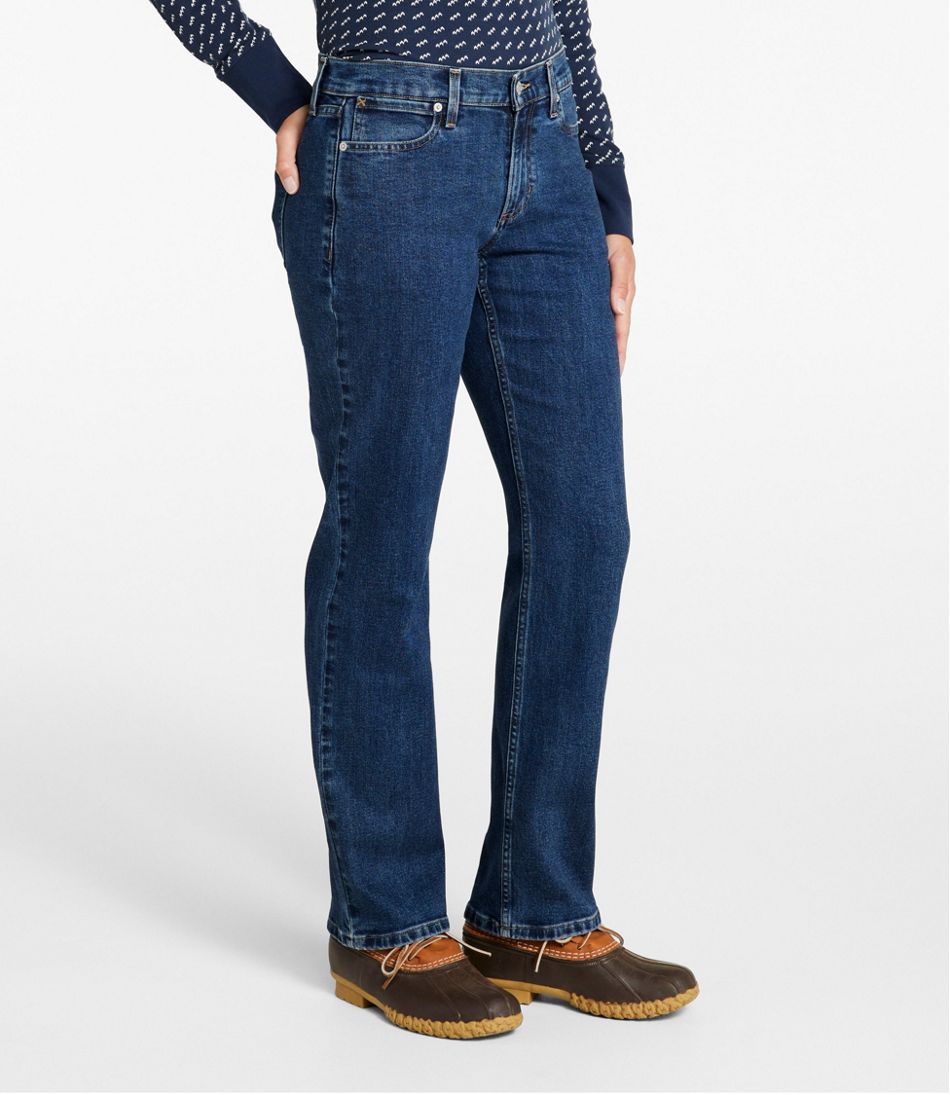 L.L.Bean Outlet | Women's 207 Vintage Jeans, Mid-Rise Relaxed Straight-Leg