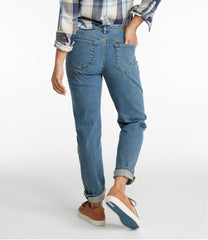 L.L.Bean For Sale | Women's Signature Organic Denim Boyfriend Jeans, Low-Rise Straight-Leg