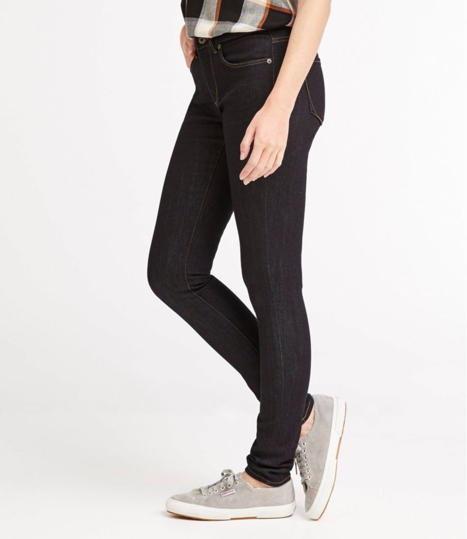L.L.Bean New | Women's Signature Premium Skinny Jeans, Mid-Rise