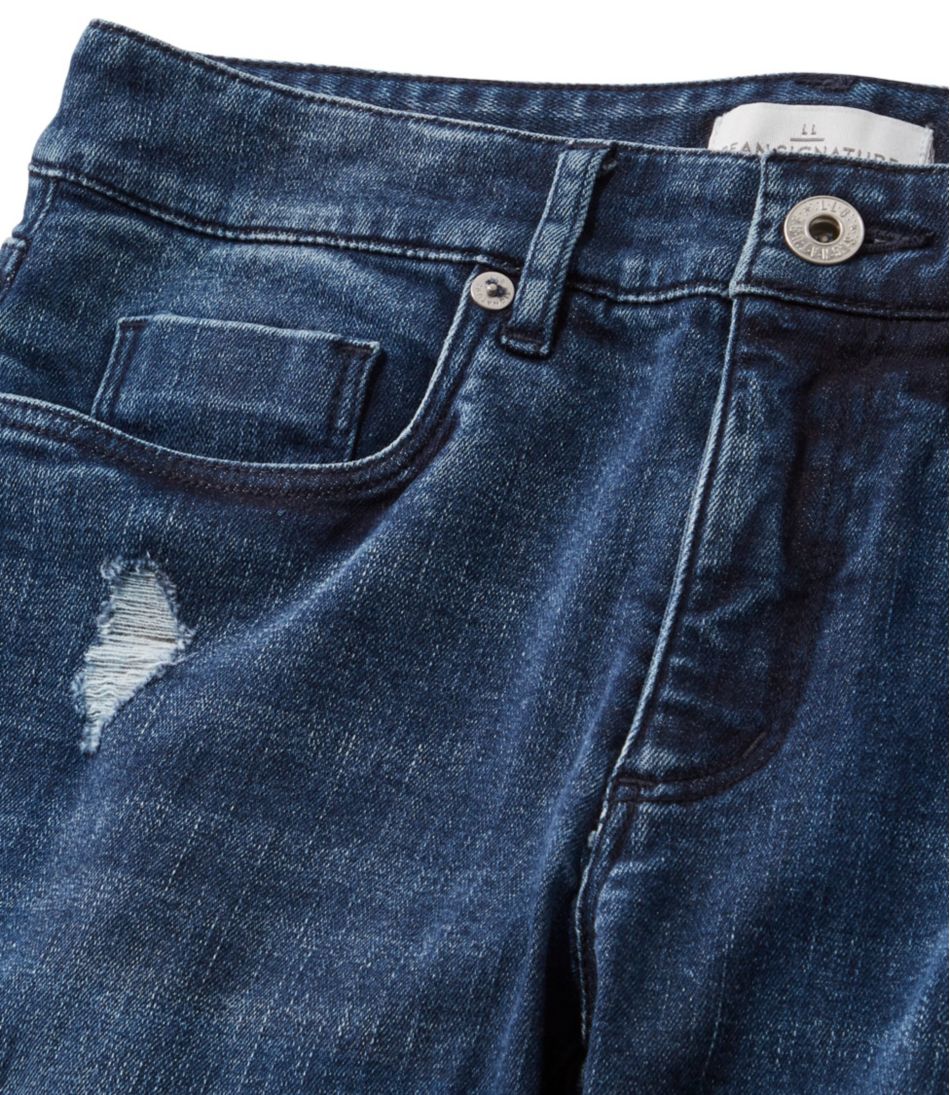 L.L.Bean New | Women's Signature Premium Skinny Jeans, Mid-Rise