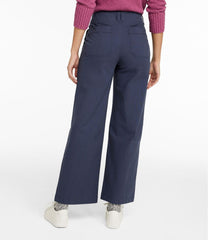 L.L.Bean Outlet | Women's 207 Vintage Cotton Canvas Pants, High-Rise Wide-Leg