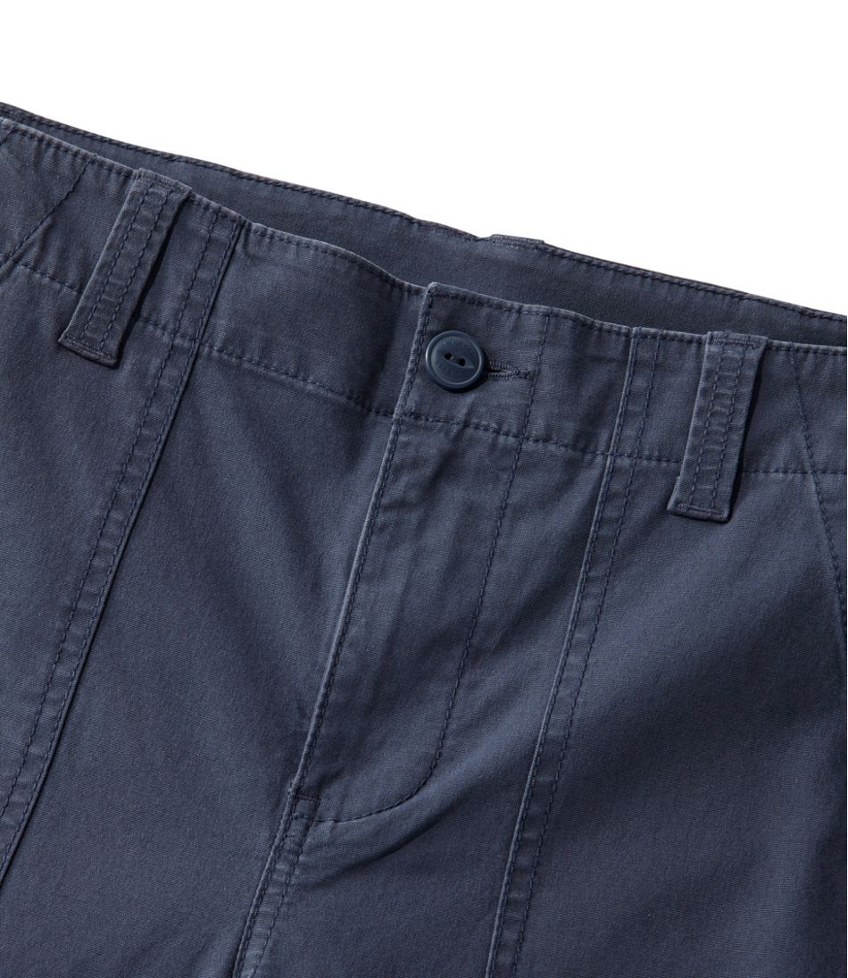 L.L.Bean Outlet | Women's 207 Vintage Cotton Canvas Pants, High-Rise Wide-Leg