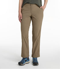 L.L.Bean Online | Women's Water-Repellent Comfort Trail Pants, Mid-Rise Straight-Leg