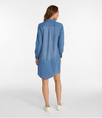 L.L.Bean Online | Women's L.L. Bean Heritage Washed Denim Shirt Dress