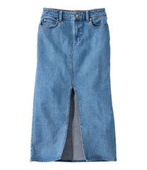 L.L.Bean Online | Women's Signature Heritage Denim Midi Skirt