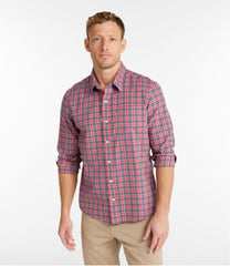 L.L.Bean Online | Men's Wrinkle-Free Ultrasoft Brushed Cotton Shirt, Long-Sleeve, Slightly Fitted Untucked Fit