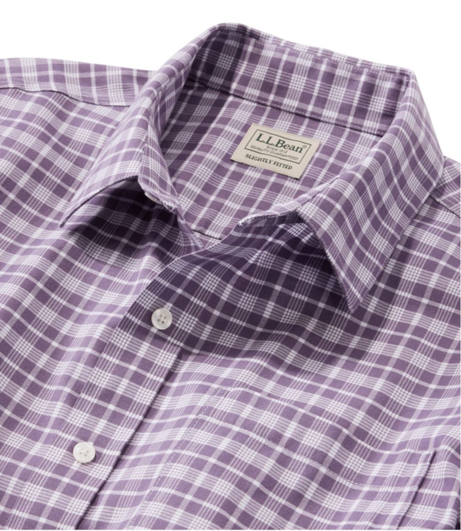 L.L.Bean Online | Men's Wrinkle-Free Ultrasoft Brushed Cotton Shirt, Long-Sleeve, Slightly Fitted Untucked Fit