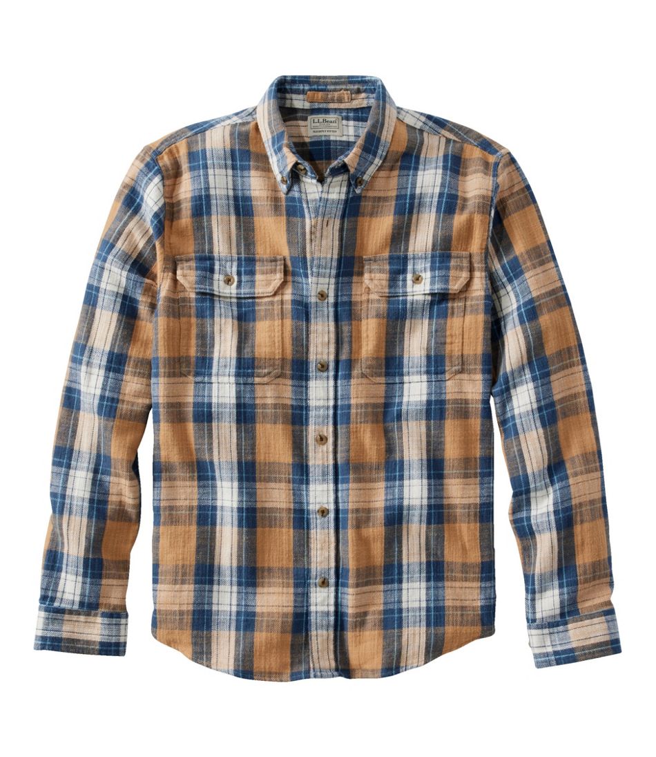 L.L.Bean Sale | Men's 1912 Field Flannel Shirt, Slightly Fitted Untucked Fit, Plaid