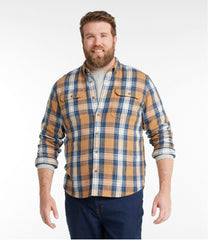 L.L.Bean Sale | Men's 1912 Field Flannel Shirt, Slightly Fitted Untucked Fit, Plaid