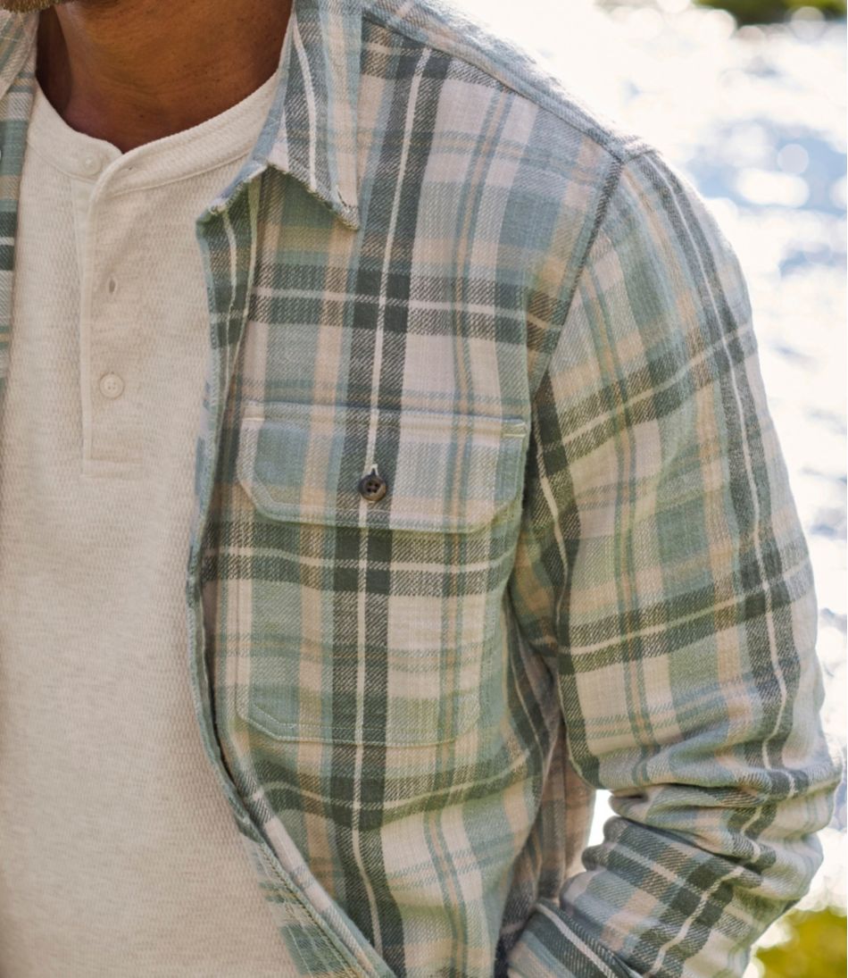 L.L.Bean Sale | Men's 1912 Field Flannel Shirt, Slightly Fitted Untucked Fit, Plaid