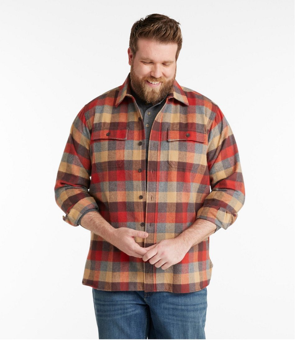 L.L.Bean On Sale | Men's Chamois Shirt, Traditional Fit, Plaid