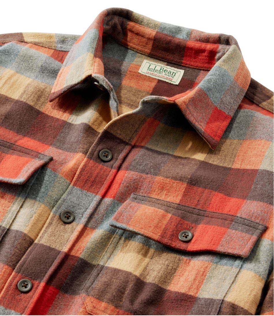 L.L.Bean On Sale | Men's Chamois Shirt, Traditional Fit, Plaid