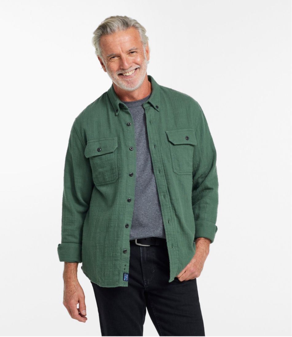 L.L.Bean US | Men's 1912 Field Flannel Shirt, Slightly Fitted Untucked Fit