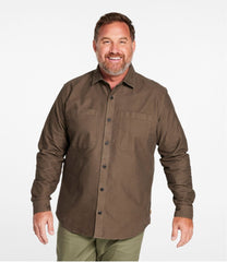 L.L.Bean On Sale | Men's Bean's Moleskin Shirt, Slightly Fitted Untucked Fit