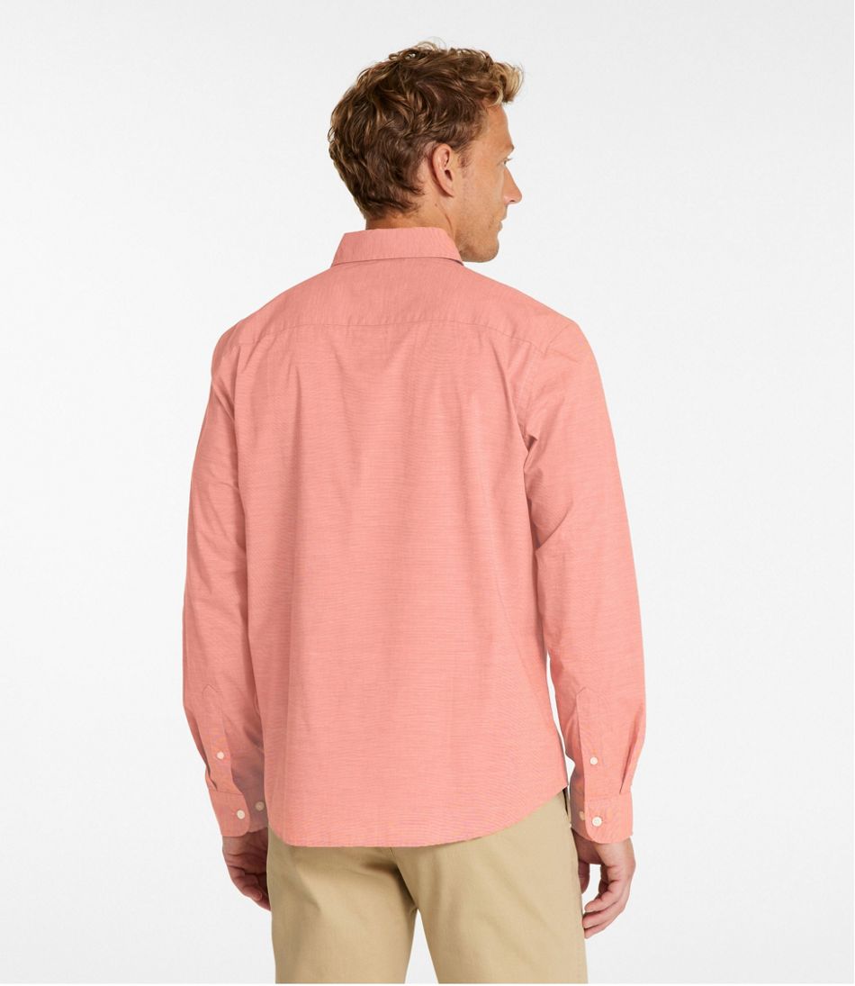 L.L.Bean Outlet | Men's Comfort Stretch Performance® Shirt, Long-Sleeve, Slightly Fitted Untucked Fit