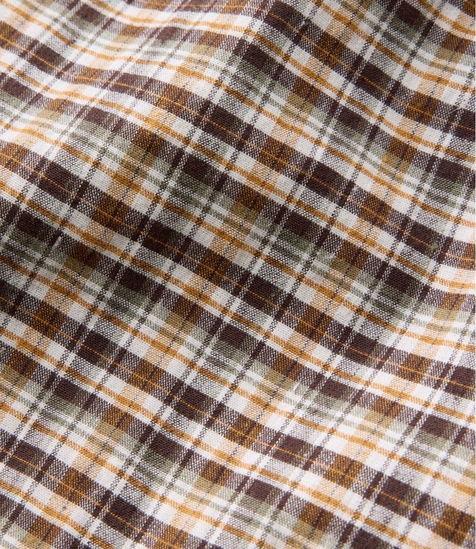 L.L.Bean Sale | Men's Stonecoast Hemp Shirt, Short-Sleeve, Slightly Fitted Untucked Fit