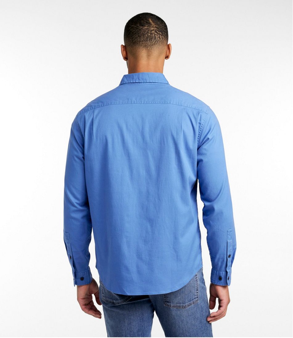 L.L.Bean For Sale | Men's Lakewashed Twill Shirt, Traditional Untucked Fit