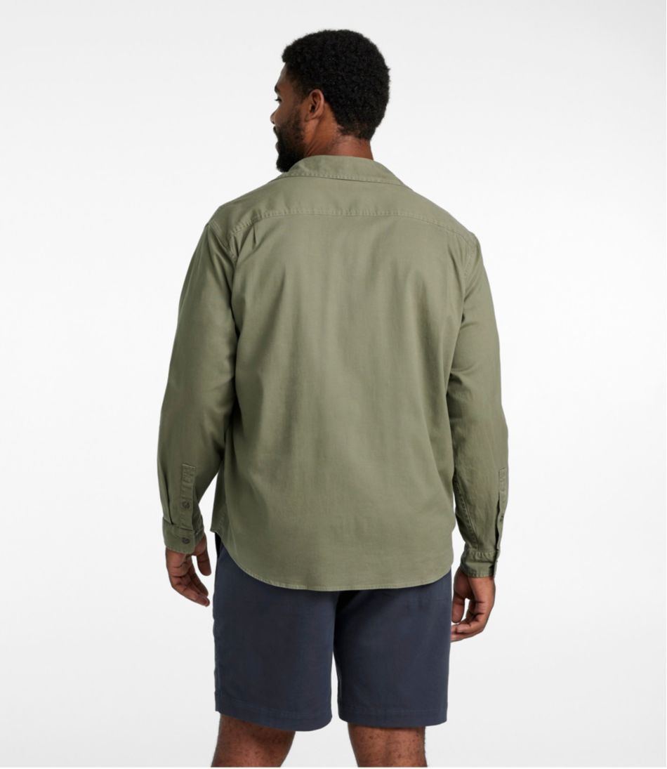 L.L.Bean For Sale | Men's Lakewashed Twill Shirt, Traditional Untucked Fit