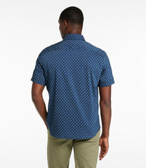 L.L.Bean Sale | Men's Comfort Stretch Performance® Shirt, Short-Sleeve, Slightly Fitted Untucked Fit, Print