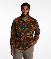 L.L.Bean For Sale | Men's Bean's Moleskin Shirt, Slightly Fitted Untucked Fit, Print