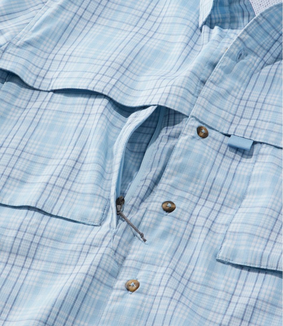 L.L.Bean US | Men's Tropicwear Shirt, Plaid Short-Sleeve