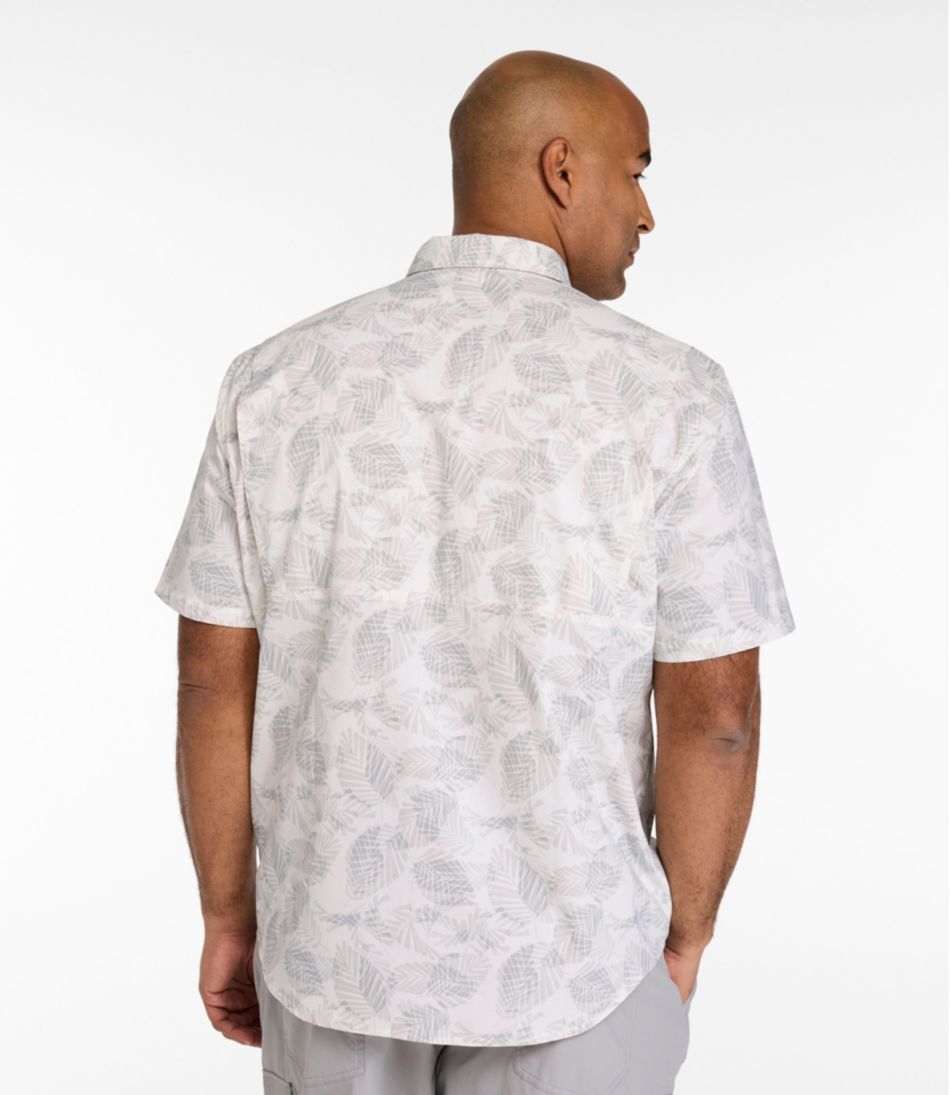 L.L.Bean Sale | Men's Tropicwear Shirt, Short-Sleeve Print