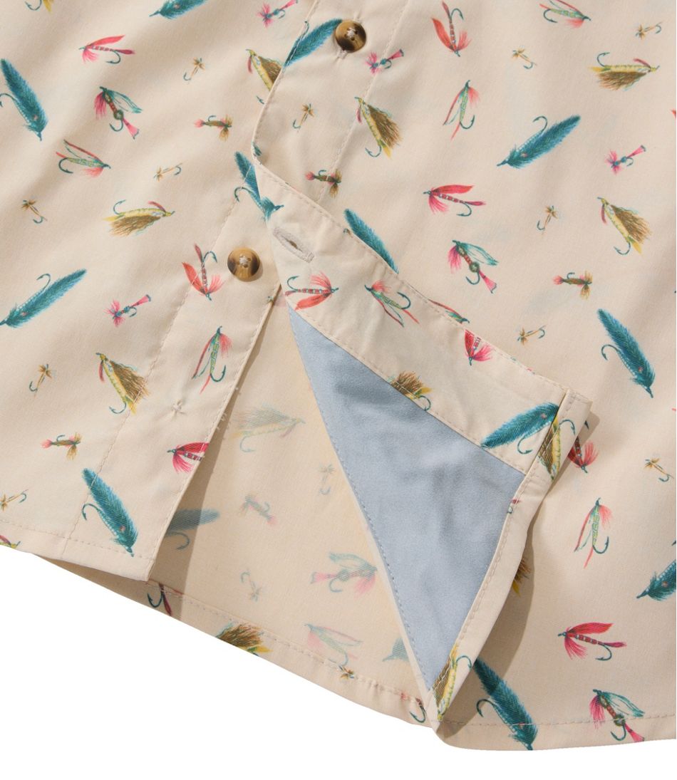 L.L.Bean Sale | Men's Tropicwear Shirt, Short-Sleeve Print
