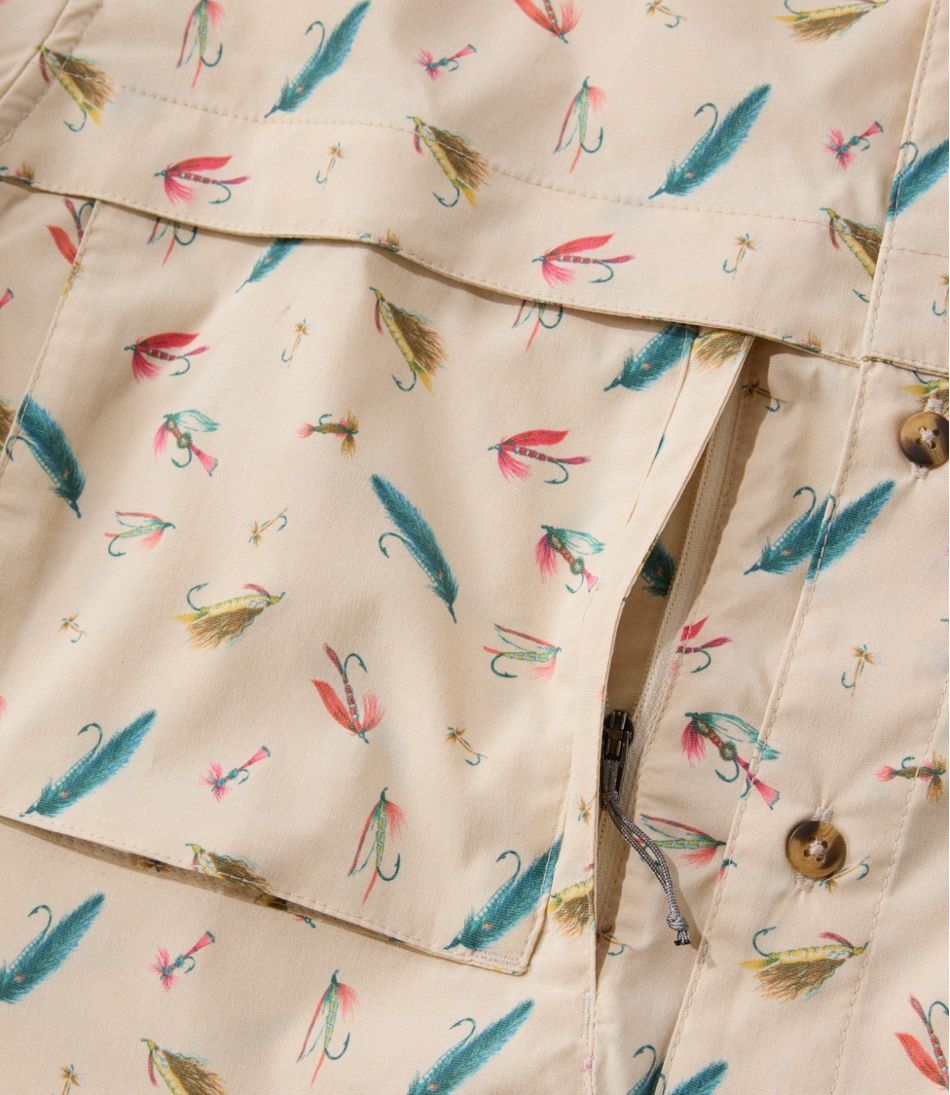 L.L.Bean Sale | Men's Tropicwear Shirt, Short-Sleeve Print