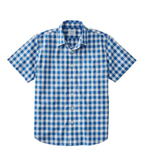 L.L.Bean New | Men's Bean's Wrinkle-Free Everyday Shirt, Traditional Untucked Fit, Plaid, Short-Sleeve